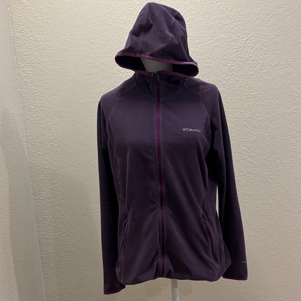 Columbia Women's Dark Purple Hooded Utility Jacket